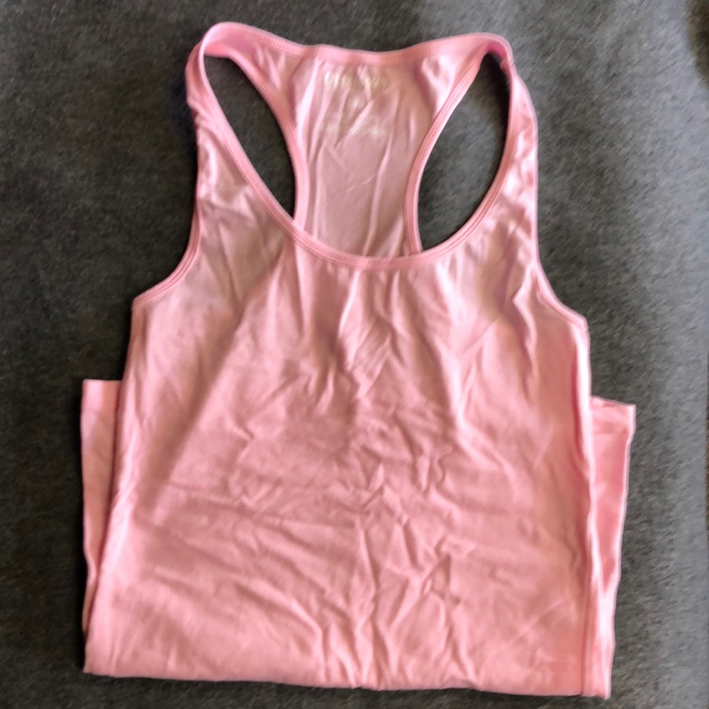 Racer back tank- sz S pink